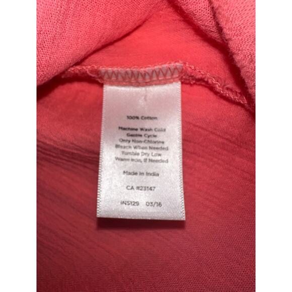 Talbots Petites Classic Cotton Button Down Shirt Blouse Roll Tab Sleeves Size Sp - Picture 7 of 7